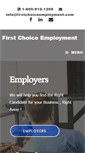 Mobile Screenshot of firstchoiceemployment.com